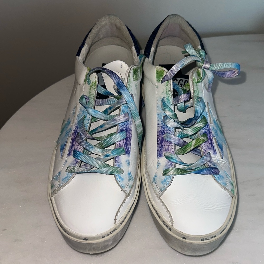 Authentic Golden Goose Shoes Tie Dye